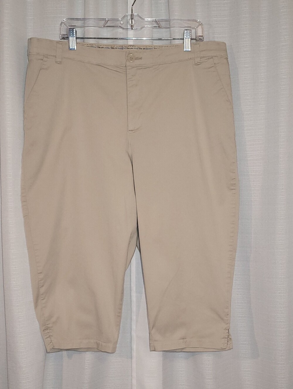 Riders by Lee Khaki Capri 18W